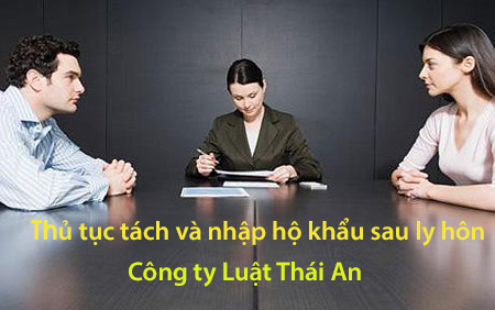 Thủ tục tách và nhập hộ khẩu sau ly hôn