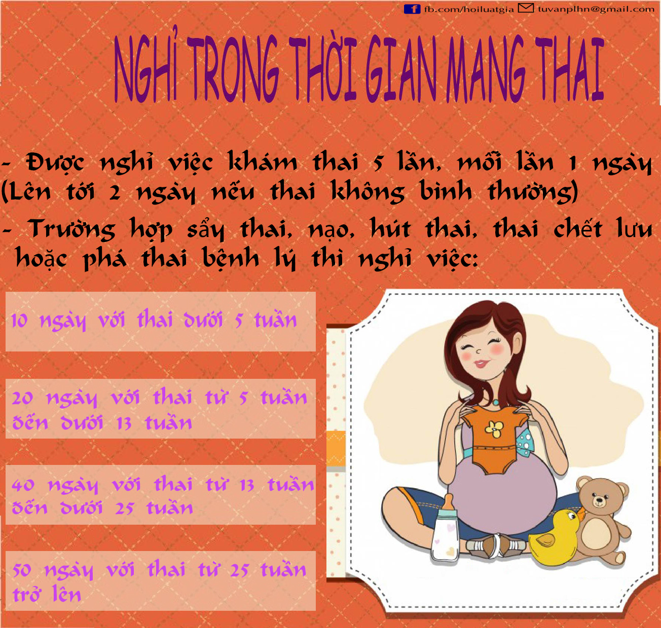 che doi nghi trong thoi gian mang thai